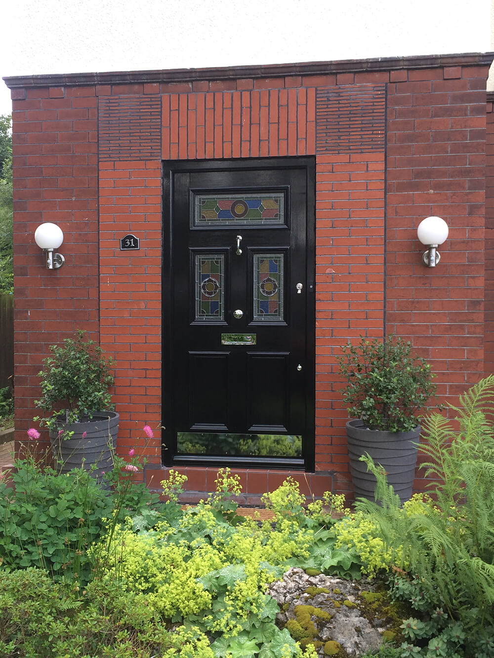 Grand Georgian with leaded glass