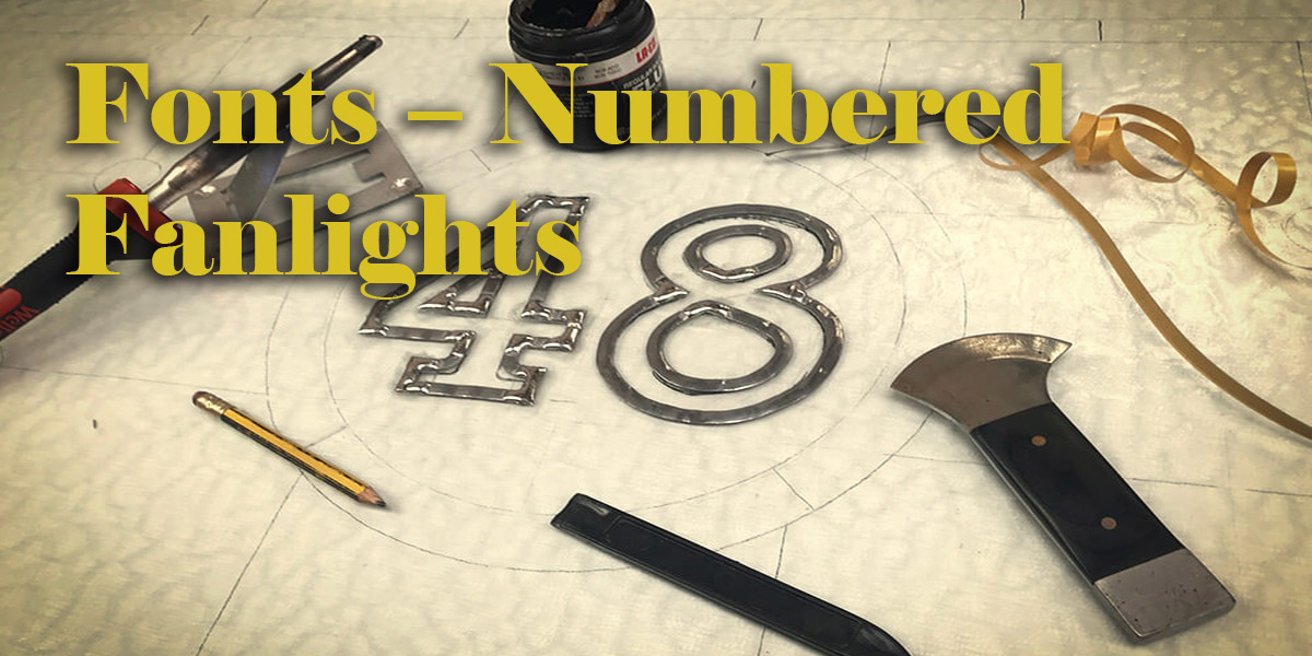 Numbered fanlight design