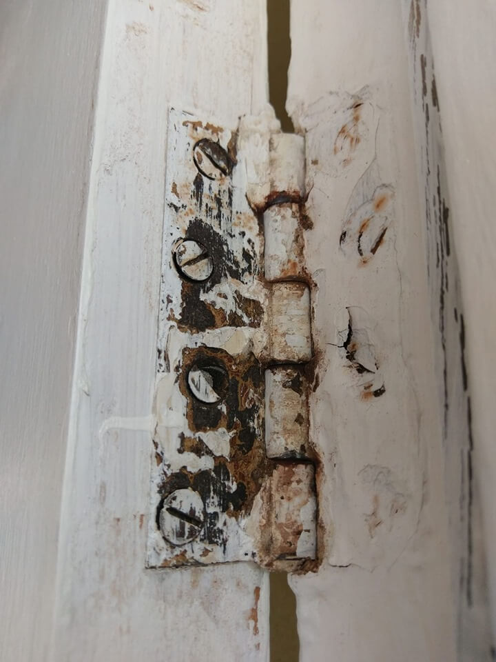 Painted Baldwin Hinges
