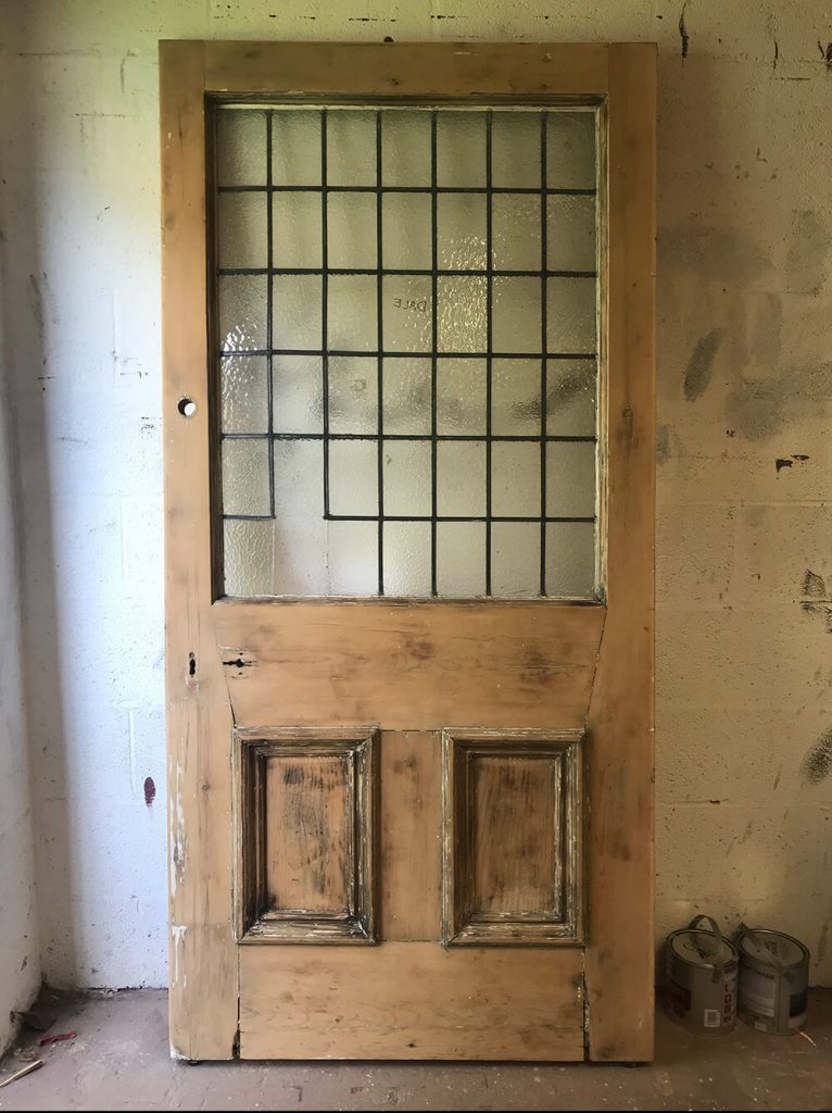 Georgian front door stripped ready for restoration
