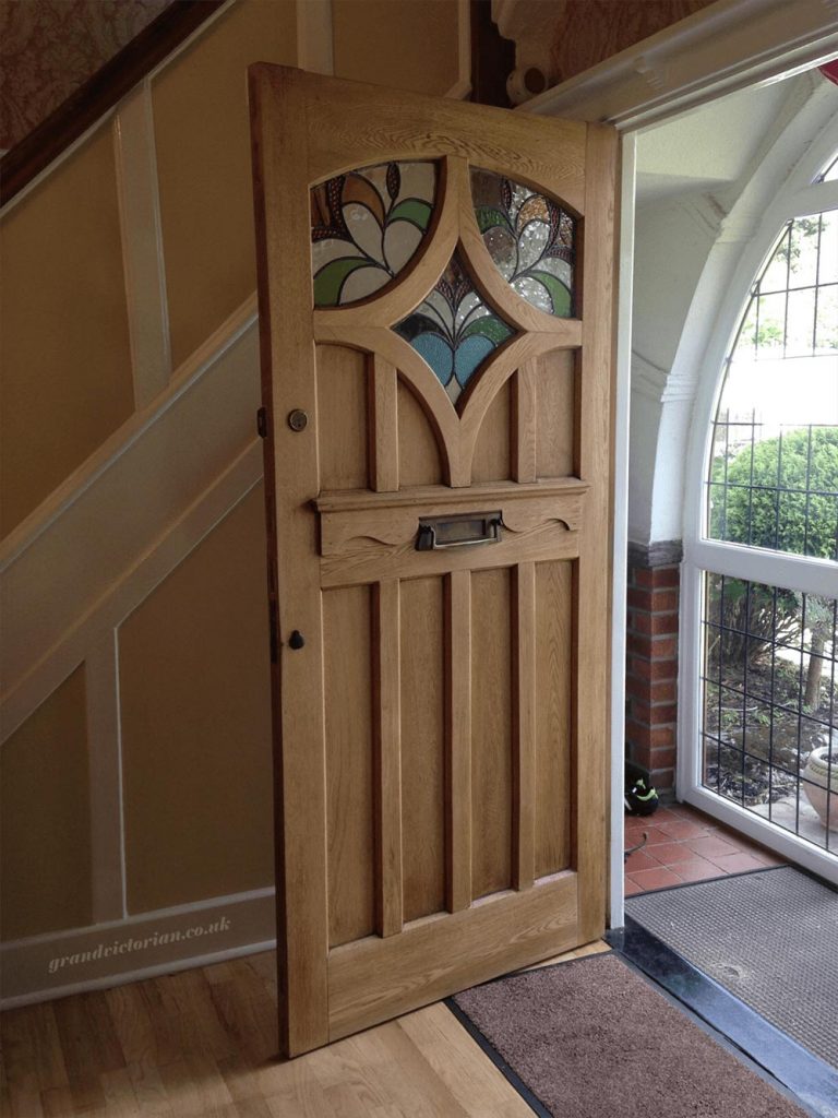Phil's Bespoke Oak Front Door Restoration Cheadle 5-SK8-1HY