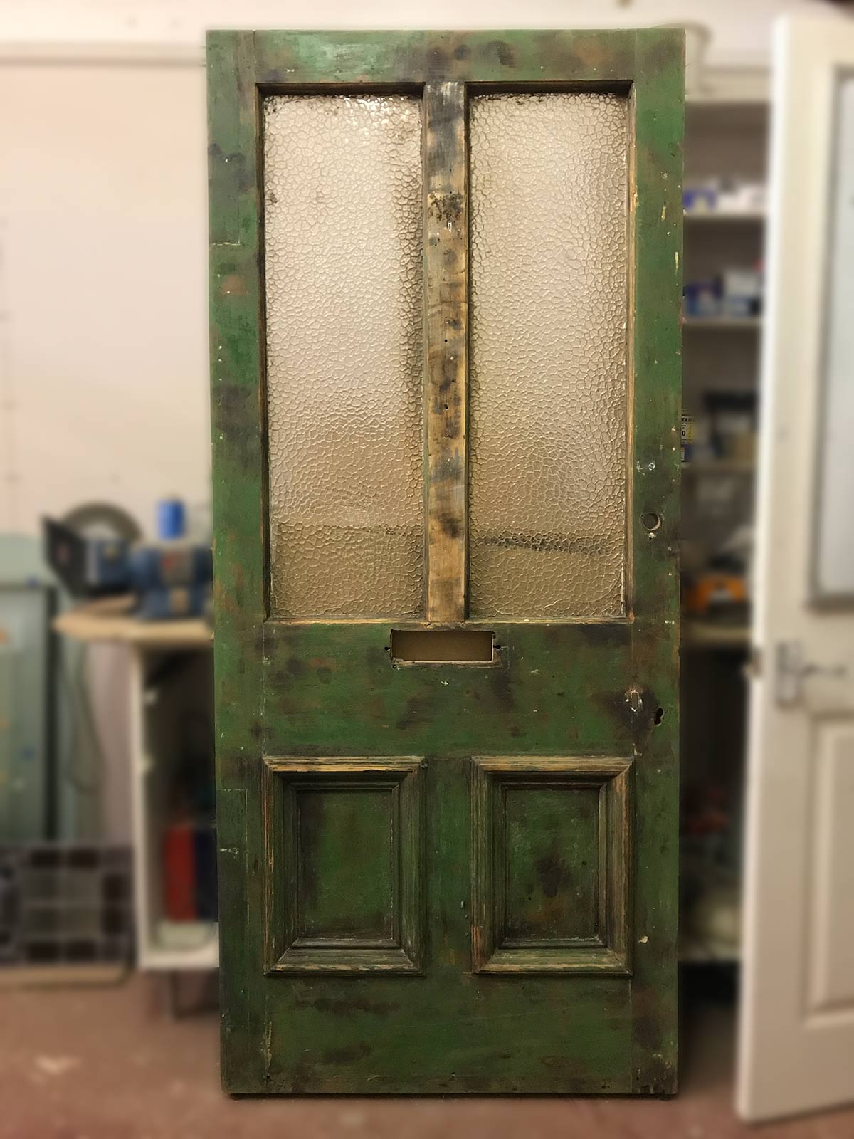 Victorian front door stripped Victorian front door stripped