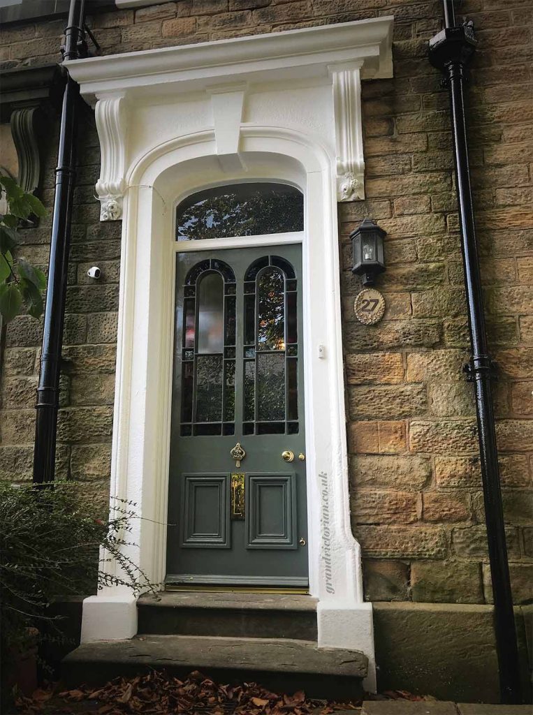 Front Door Restoration Stained Glass in Sheffield - 27S101BN