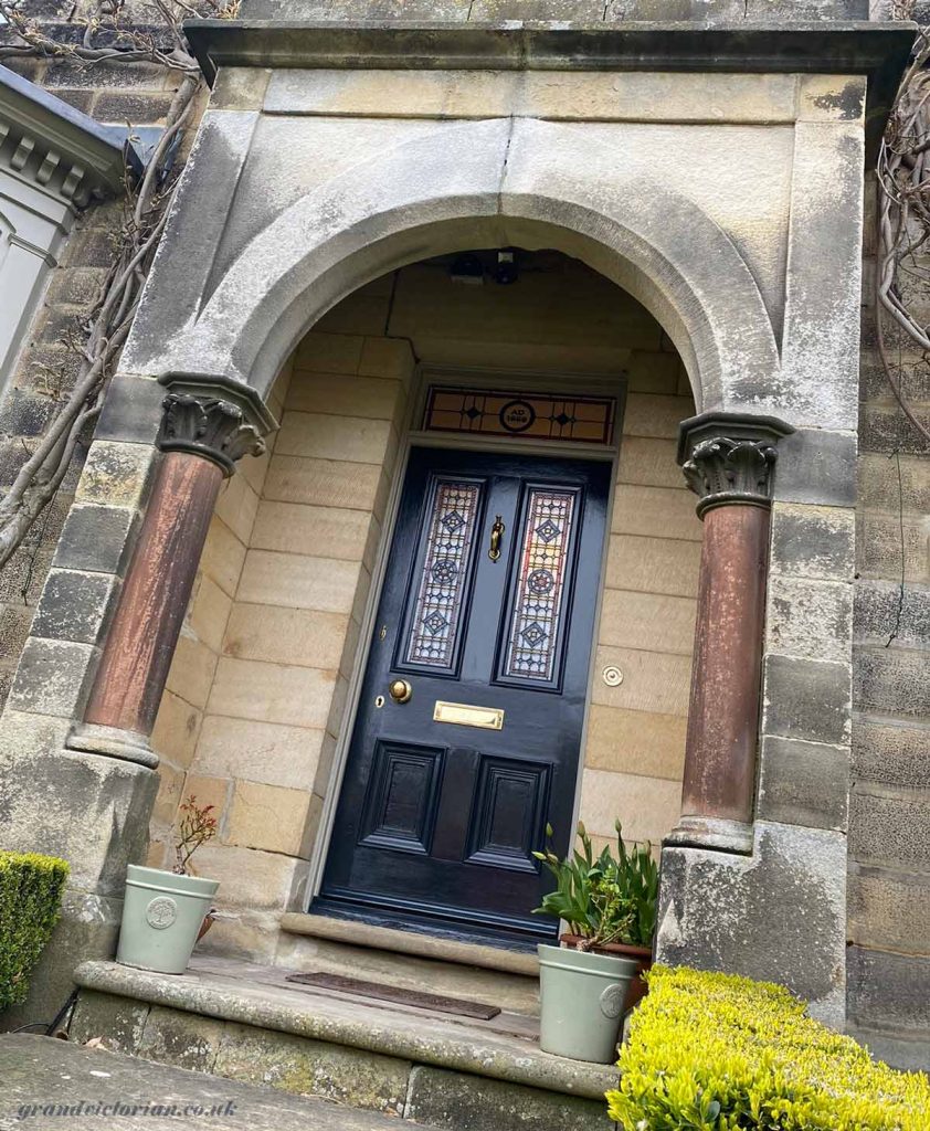 Hebden Lodge front door restoration in Harrogate - HLHG34EW