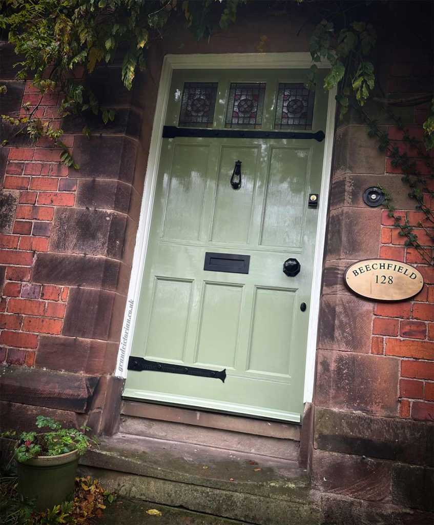 Front door restoration in Helsby - 128WA60QS