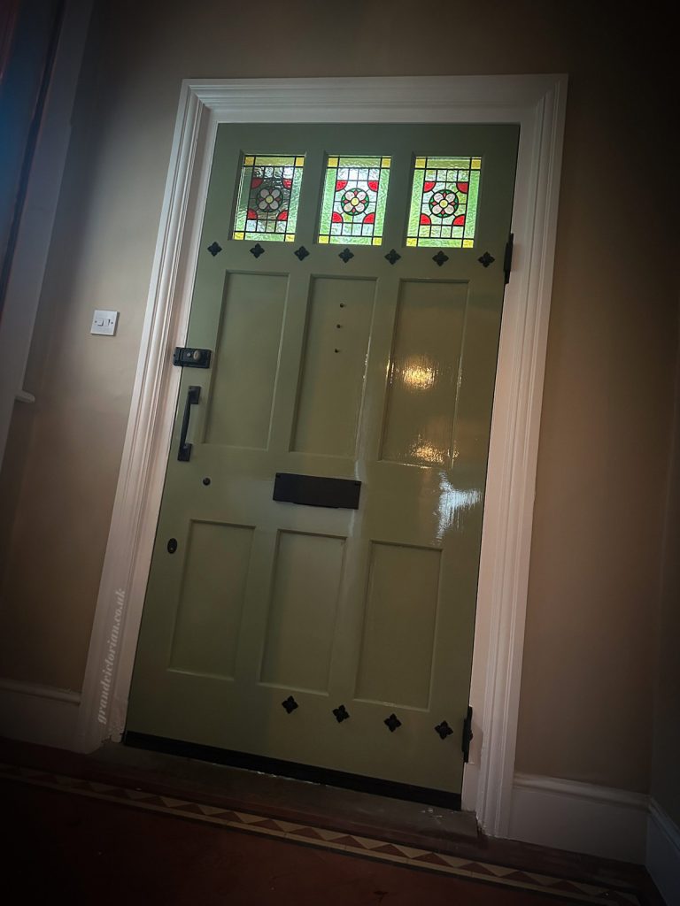 Inside of front door restoration in Helsby - 128WA60QS