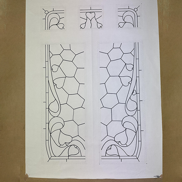 door glass design