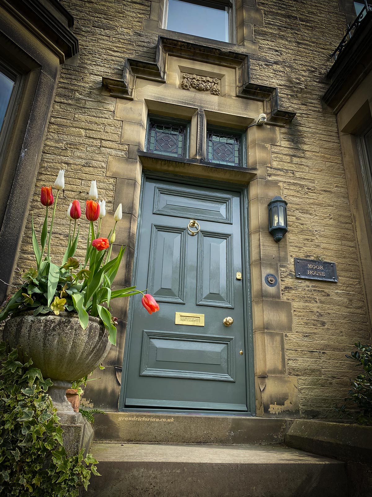 Georgian front door restoration in Ilkley - 93LS298PP
