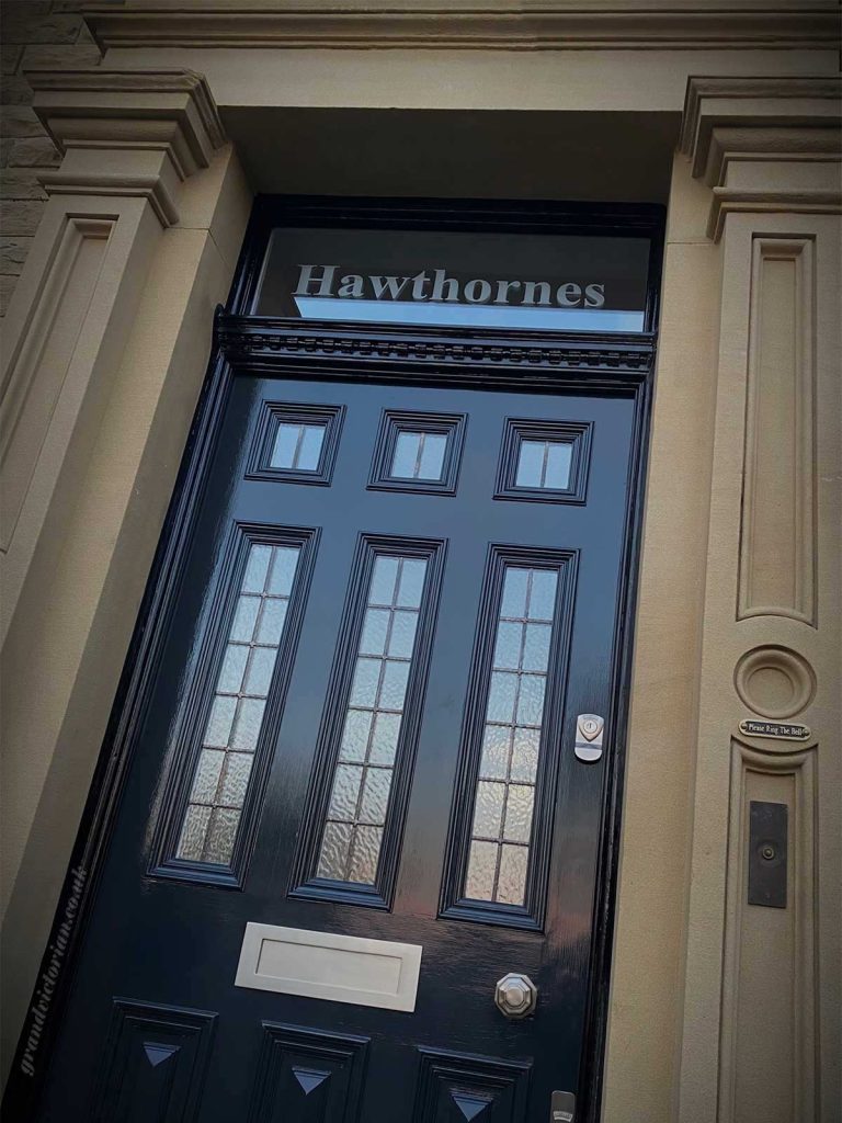 Hawthornes - Saj's replica front door with Banham furniture - 34HD33DD