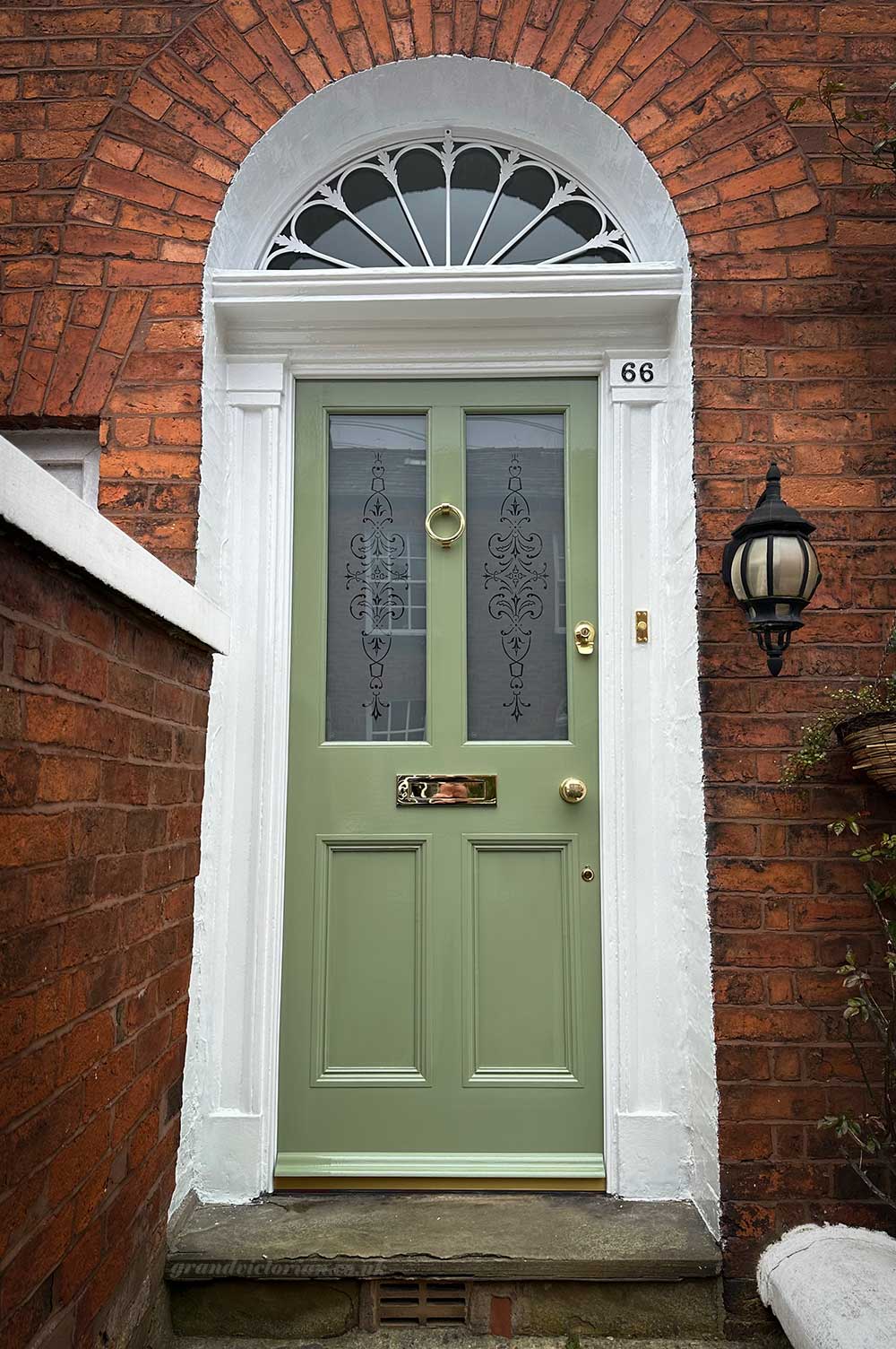 Victorian replica front door